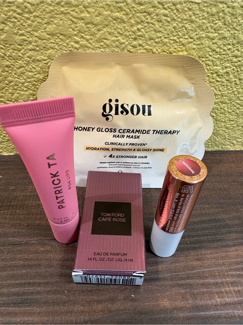 Patrick Ta Pink Lip Tint Tube with Rose-Tone Lipstick